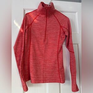 Under Armour Heathered Orange Long Sleeve Tee